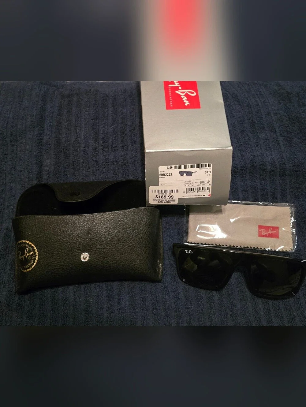 Ray-Ban ORB2222 Sunglasses - Black